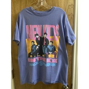 New Kids On The Block Official Lavender Tour Tee 2024 Size L